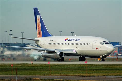 First Air Boeing 737 200 Classic Taxiing