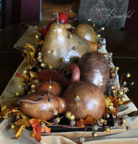 Using Gourds In Fall Table Decor Fall Table Decor Fall Table Fall