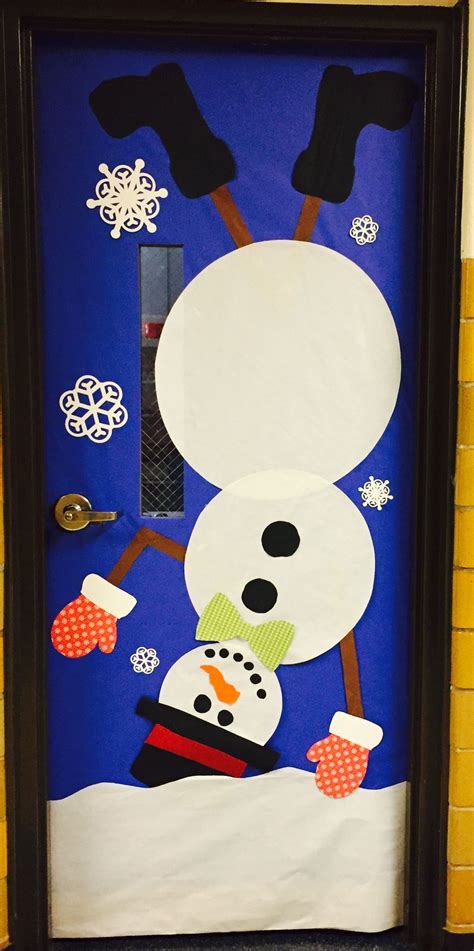 Snowman Classroom Door Door Decorations Classroom Christmas School
