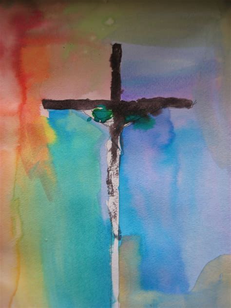 Campfires And Cleats Artful Friday Crucifixion Paintings