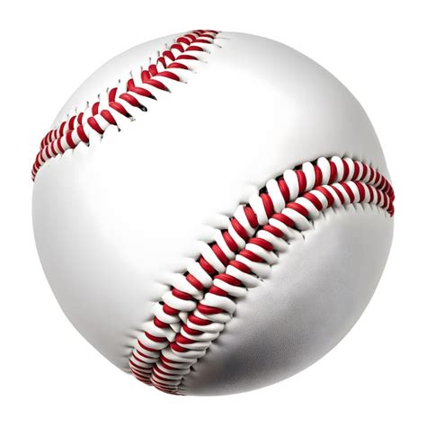 Premium Ai Image Baseball Ball Isolated On White Background