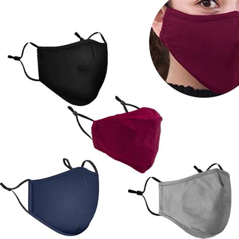 Face Mask 100 Cotton Uk Reusable Washable Breathable Face Etsy