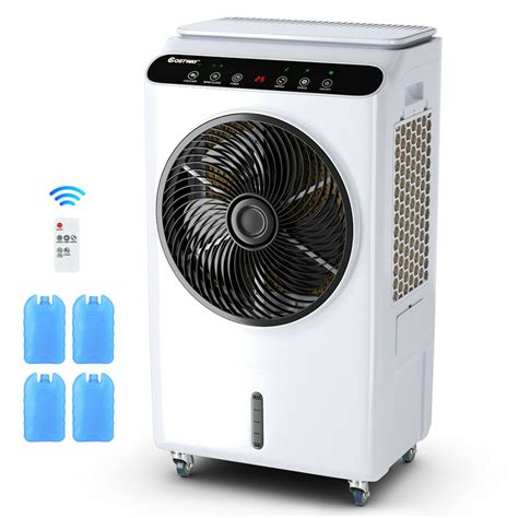 Costway Evaporative Portable Air Cooler Fan And Humidifier W Remote