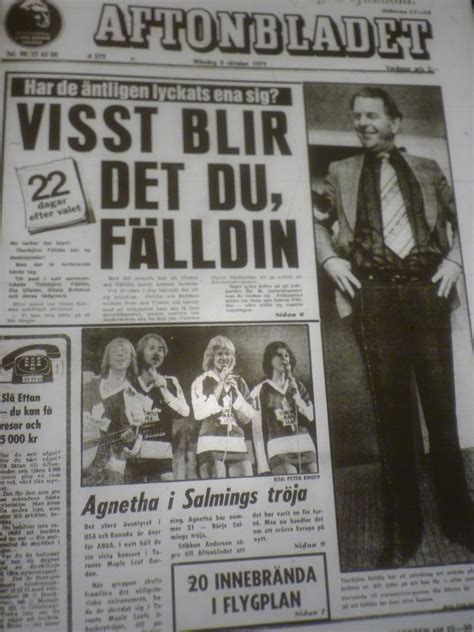 ABBA The Articles: Aftonbladet, October 1979: Thank you ...