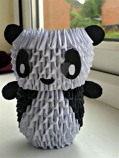 Origami Panda D By Bonztee On Deviantart