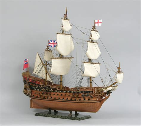 Model Of A 17th Century British Ship Of The Line 060305