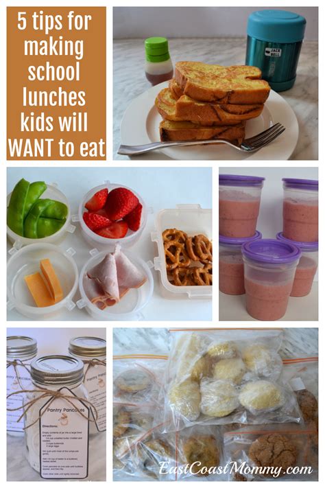 East Coast Mommy 5 Tips For Making School Lunches That Kids Will