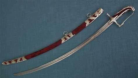Antique 18th Century Silver Mounted Hungarian Aristocrat Hussar Sword