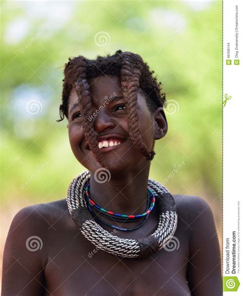 Happy Himba Girl Namibia Editorial Stock Image Image Of Expression