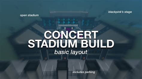 Concert Stadium Speedbuild Bloxburg Basic Layout Youtube