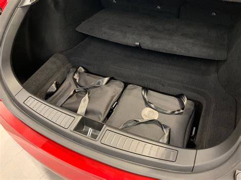 Tesla Model S 2 Piece Cube Bespoke Tailored Trunk Luggage