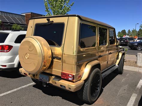 Gold Wrapped G Wagon You Bet Ratbge