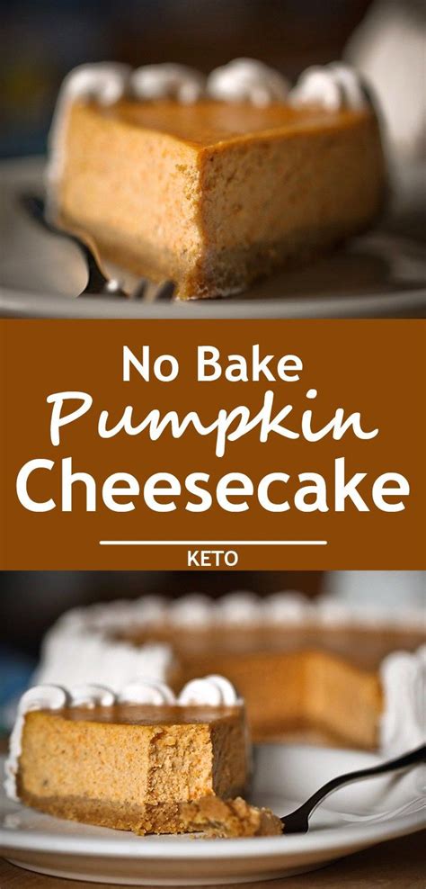 This list of both traditional and unique pumpkin pie recipes has the perfect finish to your family meal, whether your family has food allergies, loves to. No Bake Pumpkin Cheesecake | Recipe | Pumpkin cheesecake ...