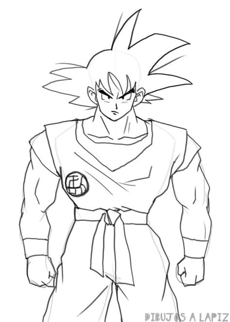 Las Mejores 199 Imagenes Para Dibujar Faciles De Goku Jorgeleonmx