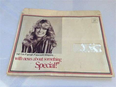 1977 Lifesize Farrah Fawcett Mercury Cougar Standee Brochure Mailing