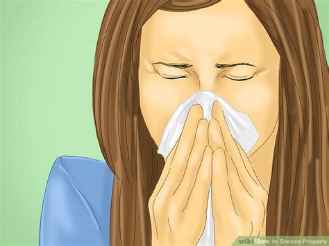 How To Sneeze Properly 9 Steps With Pictures Wikihow
