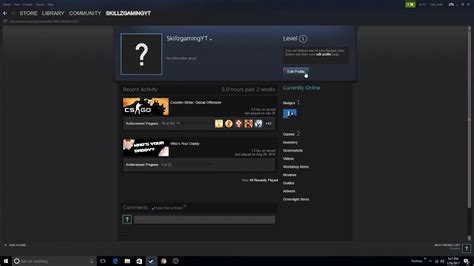 How To Change Your Steam Username Youtube