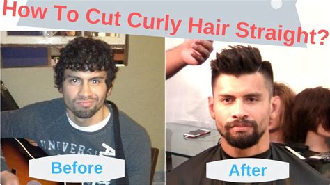 How To Cut Curly Hair To Style It Straight Easier How To Scissor Over