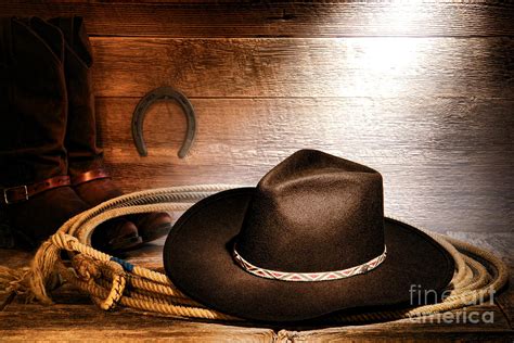 Black Felt Cowboy Hat Photograph By Olivier Le Queinec