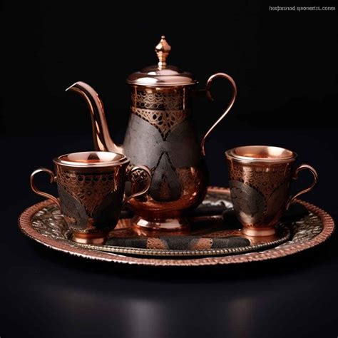 Midjourney Prompt Turkish Coffee Set Cezve Edition Prompt Library