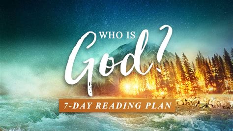 Who Is God The Bible App