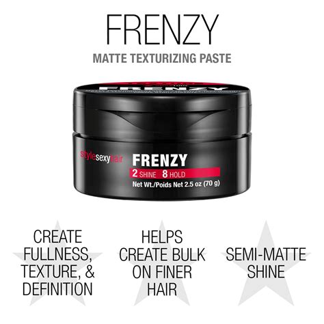 Style Sexy Hair Frenzy Matte Texturizing Paste Sexy Hair Concepts