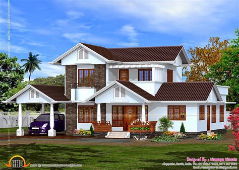 Kerala Style Villa In 2020 Square Feet Kerala Home Design And Floor