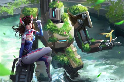 X Dva Overwatch Cute K X Resolution Hd K Wallpapers Images Backgrounds