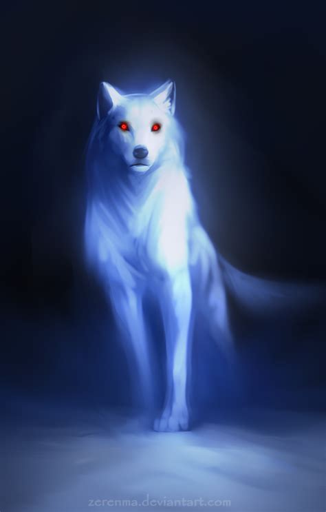 Ghost By Zerenma Artwork Lobo Wolf Artwork Ghost Wolves Ghost Dog