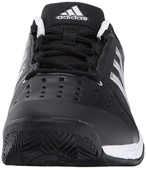 Adidas Synthetic Barricade Classic Wide 4e Tennis Shoe In Blacksilver