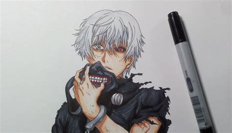 Grab your pencil and paper and follow along as i guide you through these step by step drawing instructions. kaneki-ken - Mangajam.com
