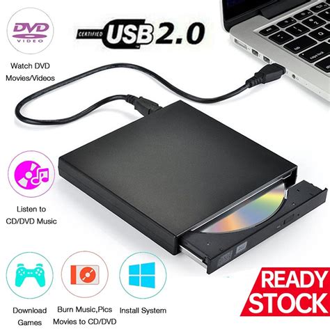 External Cd Dvd Drive Usb Slim Protable External Cd Rw Drive Dvd