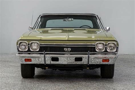 1968 Chevrolet Chevelle Ss 44402 Miles Ash Gold Hardtop 454ci 4 Spd