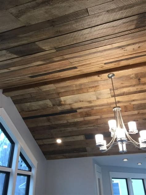 Reclaimed Wood Ceiling Diy