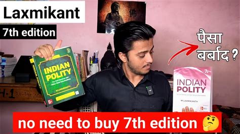 Indian Polity By M Laxmikant 7th Edition Detail Review UPSC 2024