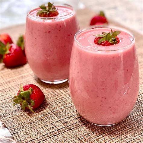 Resep Strawberry Smoothies Ala Tiktok Untuk Buka Puasa