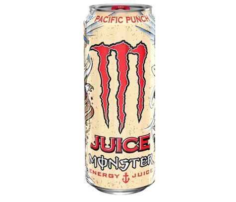 Juice Monster Energy Pacific Punch 16 Ounce Cans Pack