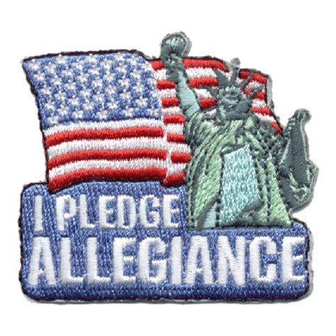 S 0723 I Pledge Allegiance Patch