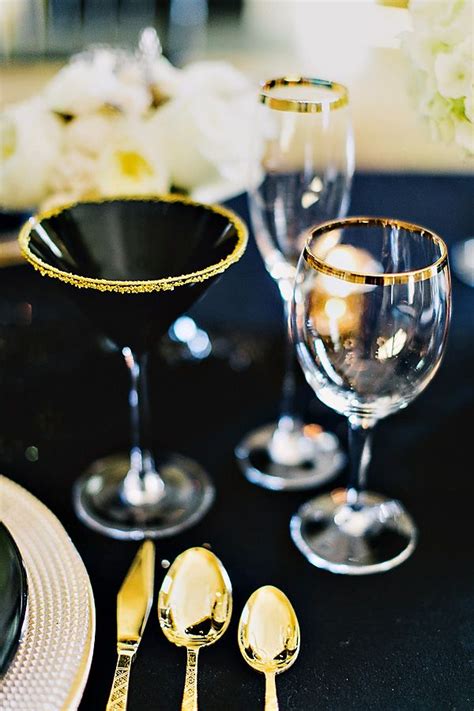 Timeless Black Feather And Gold Wedding Inspiration Hostess With The