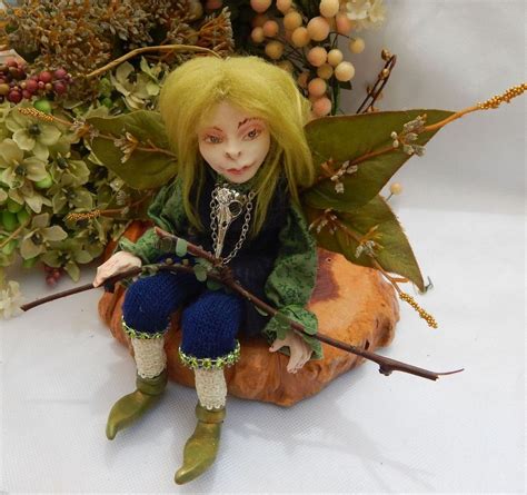 Bramble Woodland Ooak Fairy Fairies Sculpture Art Doll Posable Figurine
