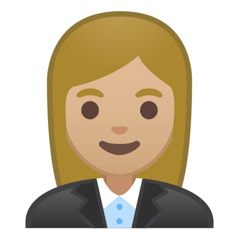 👩🏼‍💼 Woman Office Worker Emoji With Medium Light Skin Tone Meaning