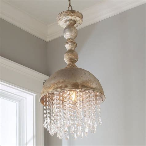 Shades Vintage Round Cream Glass Ceiling Light Hanging Dome Bead Design 3 Hole Cover Lamps