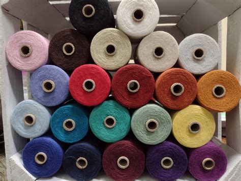 Cottolin Yarn 82 Cotton Linen Weaving Yarn By Maurice Etsy