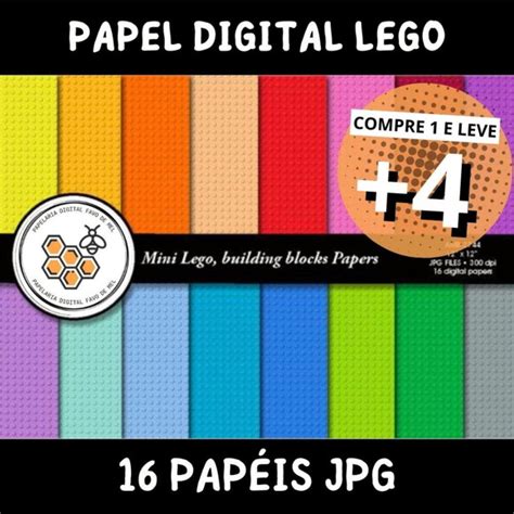 Papel Digital Lego Elo Produtos Especiais
