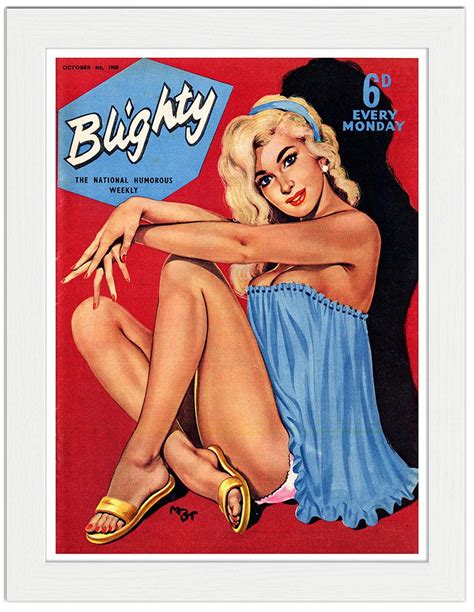 Blighty Vintage Magazine Cover Art Print 7 99 Framed Print 22 99