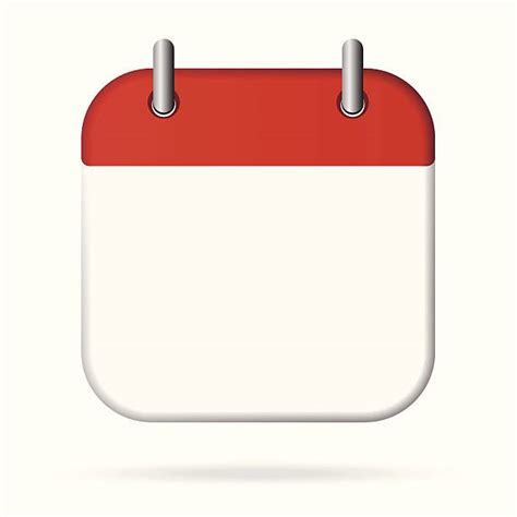 Monthly Calendar Template Vector Clip Art Cutting Fil