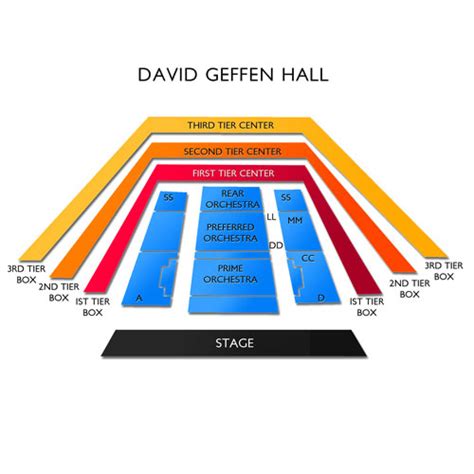 David Geffen Hall Seating Chart Vivid Seats