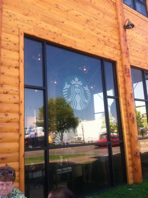 Now $69 (was $̶9̶6̶) on tripadvisor: They have a log cabin Starbucks Mackinaw City!! | Mackinaw ...