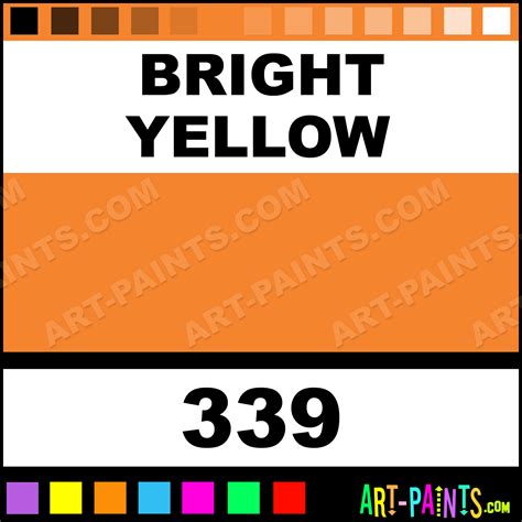 Bright Yellow Soft Pastel Paints 339 Bright Yellow Paint Bright