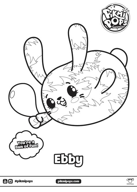 Pikmi Pops Coloring Pages Free Printable Pikmi Pops Coloring Book